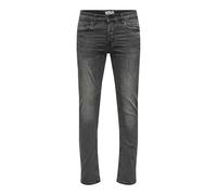 Only & Sons Jean Slim ONSLOOM Taille Moyenne Slim Fit Jeans Black Denim 30 32 Black Denim (US) 30 / L32