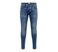 ONLY & SONS Onswarp Jeans Skinny Blue 3229 Noos, Bleu Denim, 36W x 34L Homme