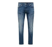 ONLY & SONS Jean Coupe Slim ONSWEFT pour Homme, Taille Moyenne, Coupe Normale, Denim Bleu foncé, 30W / 32L