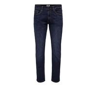 ONLY & SONS Homme Onsweft Reg.DK. Blue 6752 DNM Noos Jean Slim, Bleu Foncé Denim, 34W / 32L EU