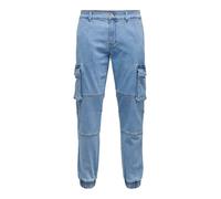 Only & Sons Jeans cargo 'ONSCam' bleu clair, Taille 28 Longueur 32