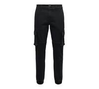 Only & Sons Jeans cargo 'ONSCam' noir denim, Taille 28 Longueur 30