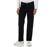 Only & Sons Jeans Homme Coupe Large avec Boutonnage Jeans Denim Noir, Couleurs:Noir, Taille de Pantalon:33W / 32L, Longueur de Jambe:L32