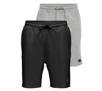 ONLY & SONS Lot de 2 Shorts de survêtement pour Homme, Noir/Pack : Noir 1lgm1, M