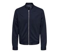 Only & Sons Männer Oberbekleidung Grund Blouson Trend Baseball Jacke, Couleurs:Bleu-2, Taille de Veste:M