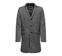 Only & Sons Manteau mi-saison 'Julian King' gris foncé, Taille XXL