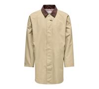 Only & Sons Manteau mi-saison 'ONSKOSMO' sable / brun foncé, Taille L