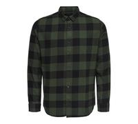 Only & Sons NOS Homme Onsgudmund Ls Checked Shirt Noos Chemise Casual Not Applicable, Vert (Forest Night Forest Night), X-Large