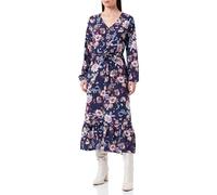 ONLY & Sons Onlnova Life L/S Amy Robe Longue AOP Ptm pour Femme, Patriot Blue/AOP : 341 Augusta Fleur, M