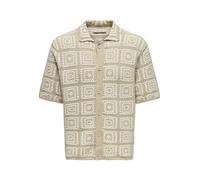 ONLY & SONS Onsbart RLX 5 SS T-Shirt en Tricot, Doublure argentée., S