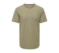 Only & Sons Onsbenne Longy SS Tee Nf 7822 Noos T-Shirt, Chinchilla, XL Homme