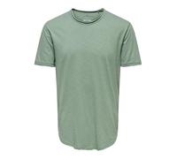 ONLY & SONS Onsbenne Longy SS Tee Nf 7822 Noos T-Shirt, Iceberg Green, XS
