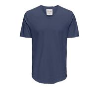 ONLY & SONS Onsbenne Longy V-Neck SS Tee Noos, Chincilla, M