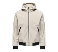 ONLY & SONS Onsbowie Veste softshell Bomber OTW pour homme, Doublure argentée., L