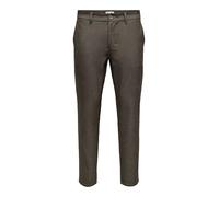 ONLY & SONS Onsbrad Life Slim Check 0184 Pantalon Noos, en Teck, 36W / 34L