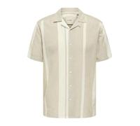 Vêtements Only & Sons ONSCAIDEN LIFE STRIPE LINEN RESORT NOOS pour Homme XXL Bleu