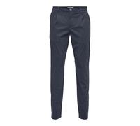 ONLY & SONS Onscam Life Chino PK 6775, Bleu Nuit, 32W / 32L Hommes