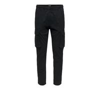 ONLY & SONS Onscam Linus Pantalon Cargo PK 2366, Noir, XL Homme