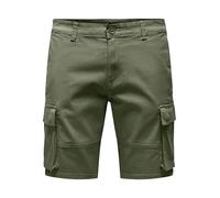 ONLY & SONS Onscam Stage Cargo Shorts 6689 Life Noos, Vert Lichen, M Hommes