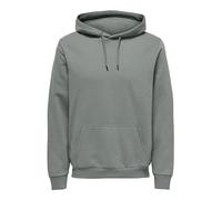 ONLY & SONS ONSCERES Life Hoodie Sweat Noos Sweatshirt à Capuche, Castor Gray, M Homme