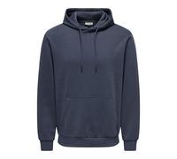 ONLY & SONS Onsceres Sweat à Capuche Noos, Bleu Nuit, XL