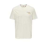 ONLY & SONS Onschris Life Reg SS T-Shirt, Cloud Dancer, XXL
