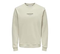 ONLY & SONS Onscurated Reg Crew Neck Sweat Maillot de survêtement, Doublure argentée, M Homme