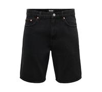 ONLY & SONS Onsedge PIM Box DNM Noos Short, Noir délavé, M