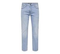 ONLY & SONS Onsedge STR Stretch PIM Box, Bleu Jeans Clair, 34W / 32L Hommes
