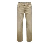 ONLY & SONS Onsedge Straight Beige 2140 Tai DNM Jeans, 33W / 32L Hommes