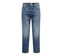 ONLY & SONS Onsedge Straight Box Tai DNM Cbo Noos, Denim Bleu médium, 32W x 30L