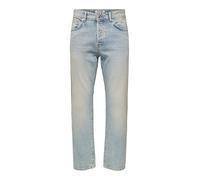 ONLY & SONS Onsedge Straight Box Tai DNM Mu Otl, Bleu Jeans Clair, 36W / 32L Hommes