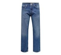 Only & Sons Pantalon pour homme ONSEDGE Mid 4939 en jean bleu médium Taille M (32W x 32L)