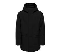 Only & Sons Onsenrico Noos Parka Stretch imperméable pour Homme, Noir, X_s