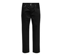 ONLY & SONS Onsfade Loose Stay Black 5396 Azg DNM, Jean Noir, 31W / 32L Hommes