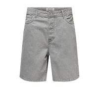ONLY & SONS Onsfade PIM DNM Short Box, Gris Clair Denim, M Hommes