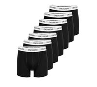 Only & Sons Onsfitz Lot de 7 Boîtes Noires Solides Noos Caleçon Boxeur Homme