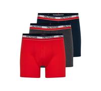 Only & Sons Onsfitz Solid Lot de 3 Boxers pour Homme - Mélange Gris foncé - Taille XXL - Taille L