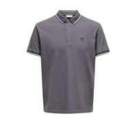 ONLY & SONS Onsfletcher Life Slim SS Polo Noos, Anthracite, M
