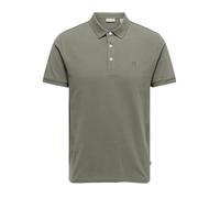 ONLY & SONS Onsfletcher Life Slim SS Polo Noos, Taupe, M