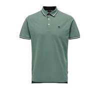 ONLY & SONS Onsfletcher Slim SS Polo Noos Polo pour Homme, Vert forêt, XL