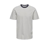 ONLY & SONS Onsfred Life RLX SS Stripe Tee Noos, Marque : Gardenia, XL Hommes