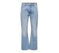 ONLY & SONS Onsgibb Bootcut LB 7818 Azg DNM, Bleu Jeans Clair, 36W / 34L Hommes