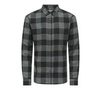 ONLY & SONS Onsgudmund Ls Chemise à Carreaux Noos, Baume Green, M