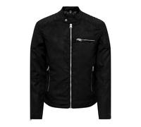 ONLY & SONS Onsgus OTW Veste de Course en Faux Daim Motard, Noir, L Homme