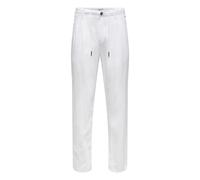 Only & Sons - Onsleo Crop Linen Mix 0048 Pant - Homme - Pantalons - Blanc - Taille: W31 L32