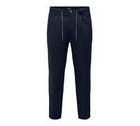 Only & Sons Pantalon à pince 'ONSLeo' bleu marine, Taille 44