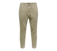ONLY & SONS Onslinus 9912 Cropped Cord Pantalon Noos, Chincilla, S Homme