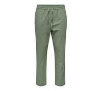 ONLY & SONS Onslinus Crop 0007 Cot Lin PNT Noos Pantalon, Sea Spray, XL Hommes