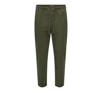 ONLY & SONS Onslinus Taper 0183 Pantalon Noos, Vert Olive, XS